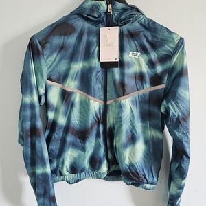 Nike Women's Blue and Green Repel Running Jacket Size Small NWT